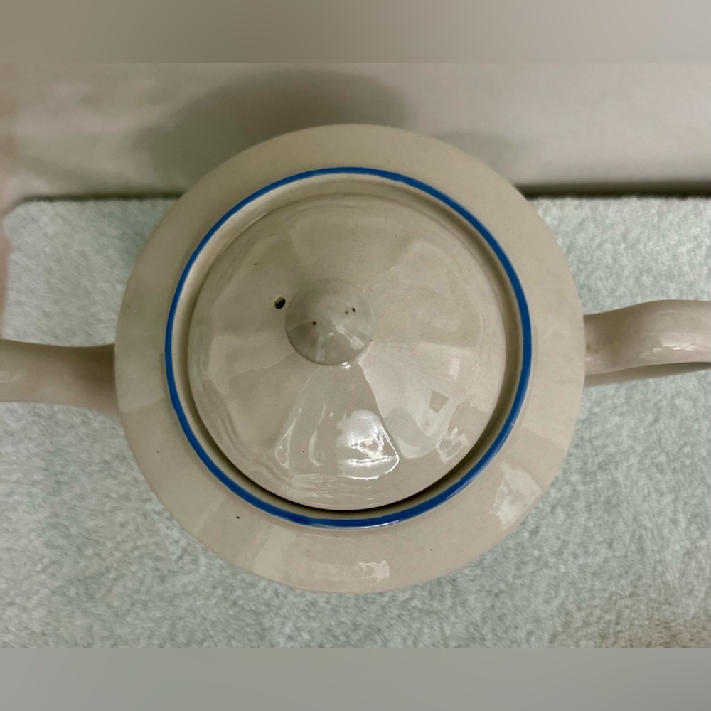 Ceramic Floral Teapot & Creamer Set - Picture 8 of 16